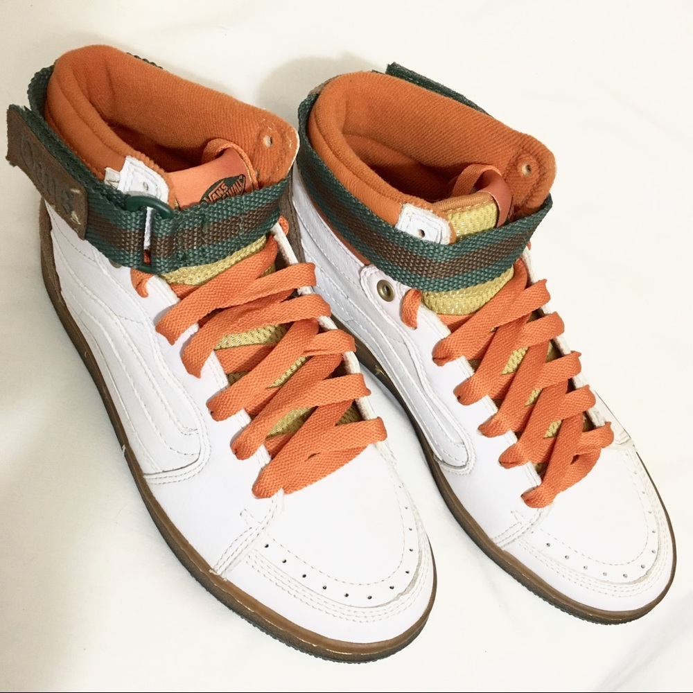 Vans hi top skate kick shoes vtg - more pix